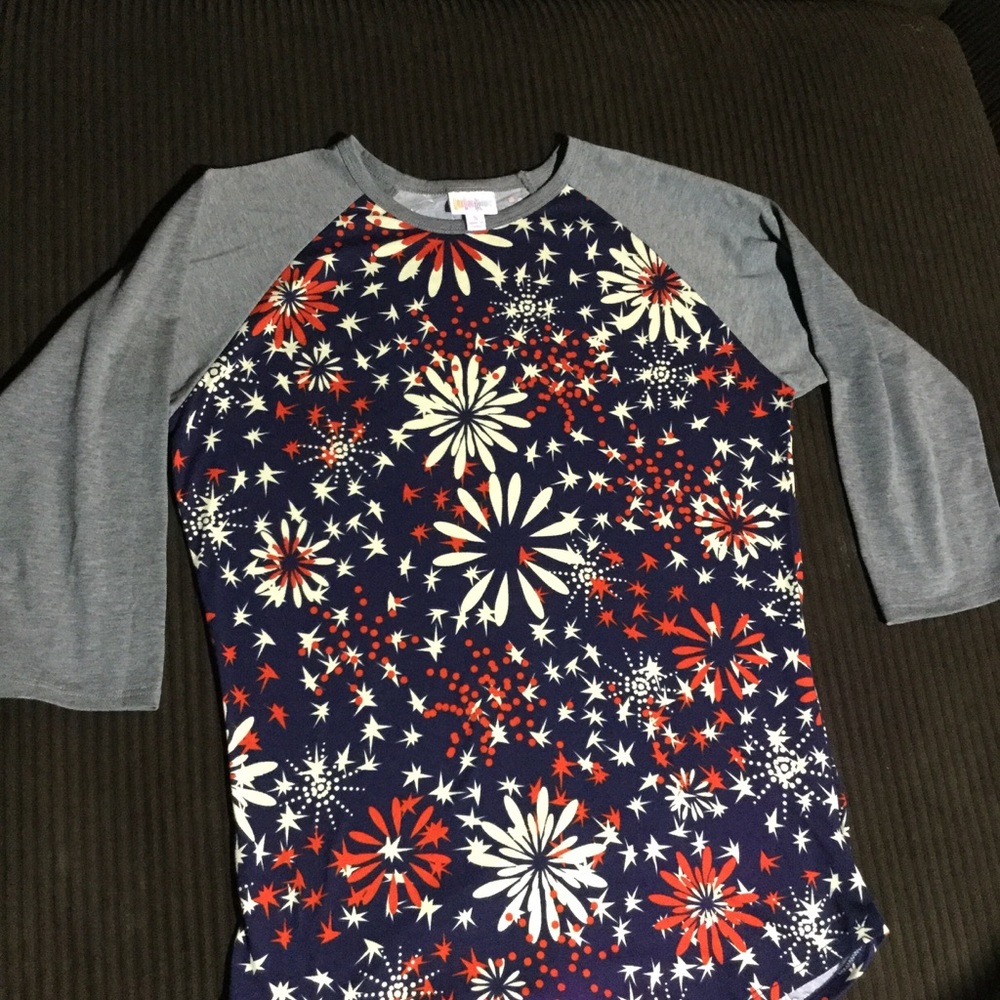 Lularoe Randy Fit Floral Design. - Picture 2 of 3